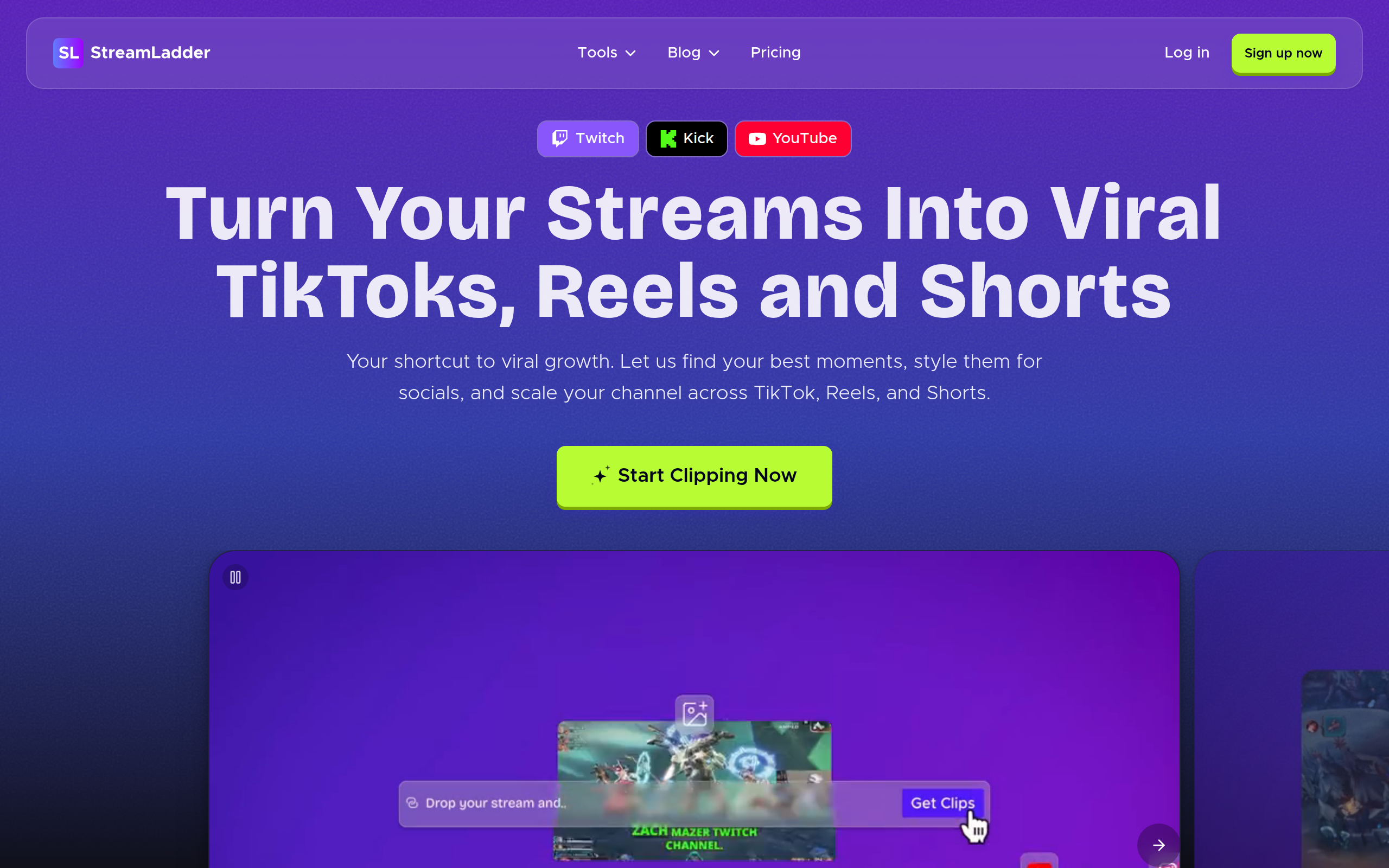 StreamLadder screenshot